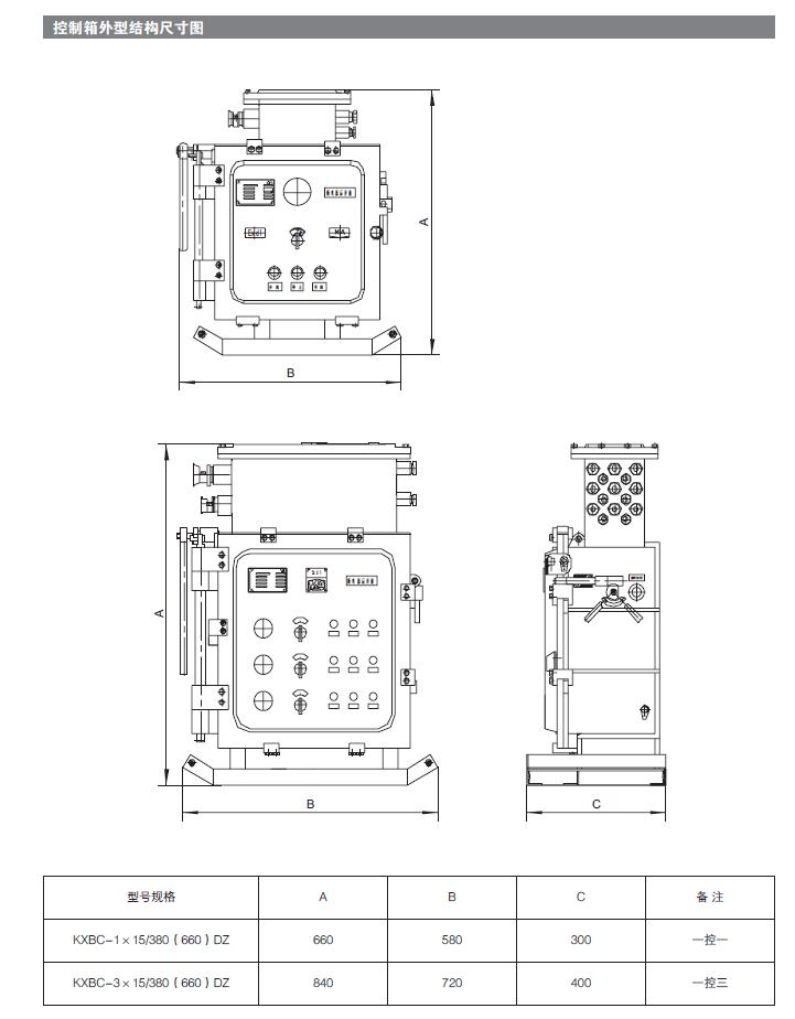 矿用电动阀门控制箱